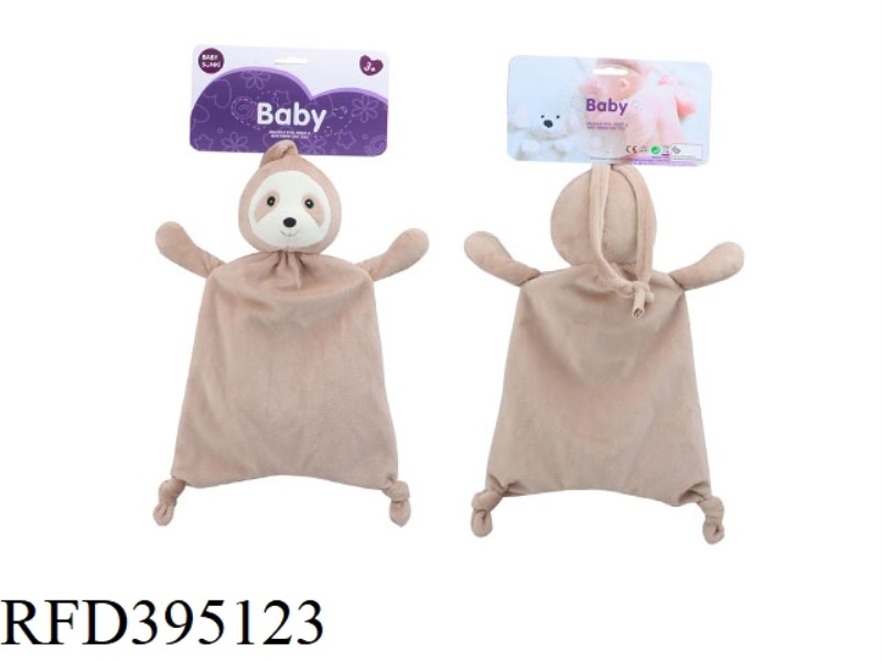 32CM SLOTH SOOTHING TOWEL