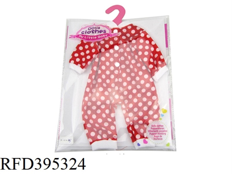 RED AND WHITE DOTS BODYSUIT