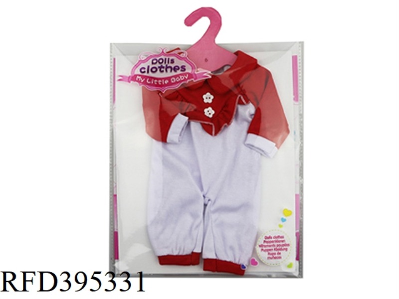 RED AND WHITE ONE-PIECE