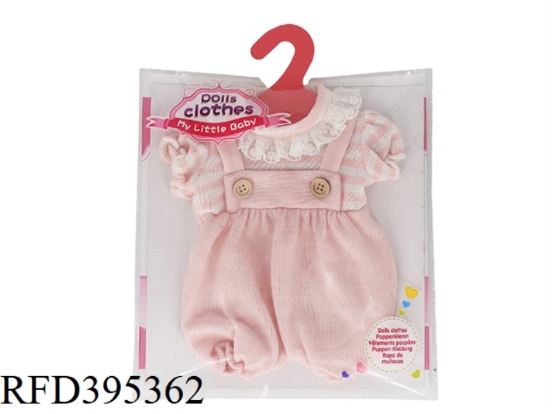 PINK STRIPED WOOL SUSPENDERS