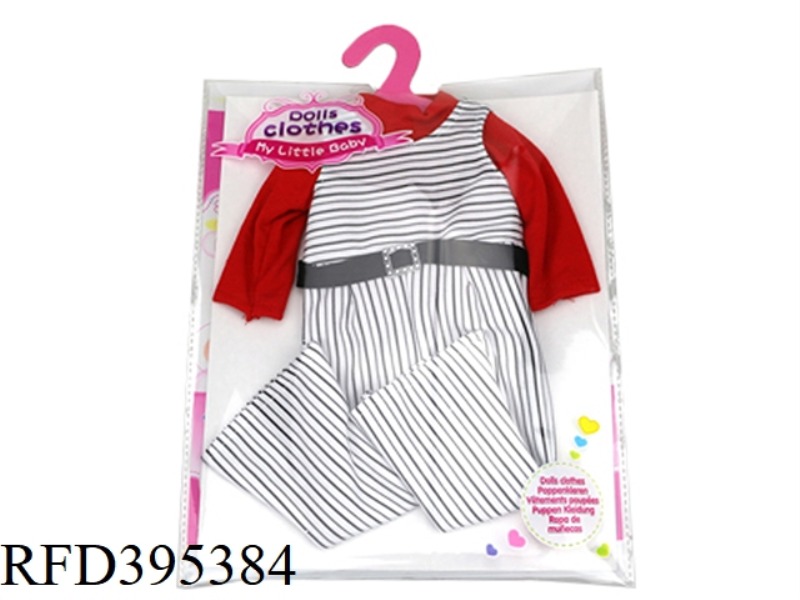 BLACK STRIPED SUSPENDERS + RED UNDERWEAR