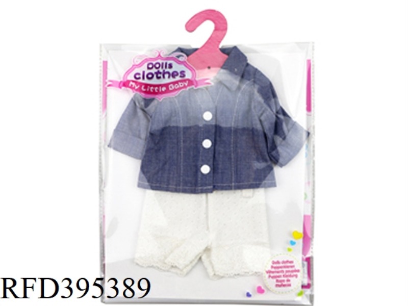DENIM SHIRT AND WHITE WOOL SHORTS