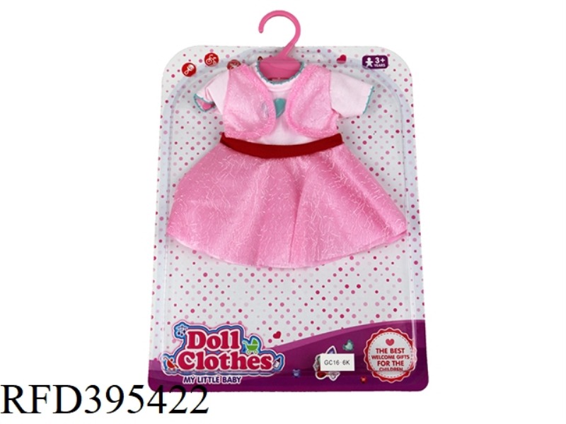 PINK FAKE VEST DRESS