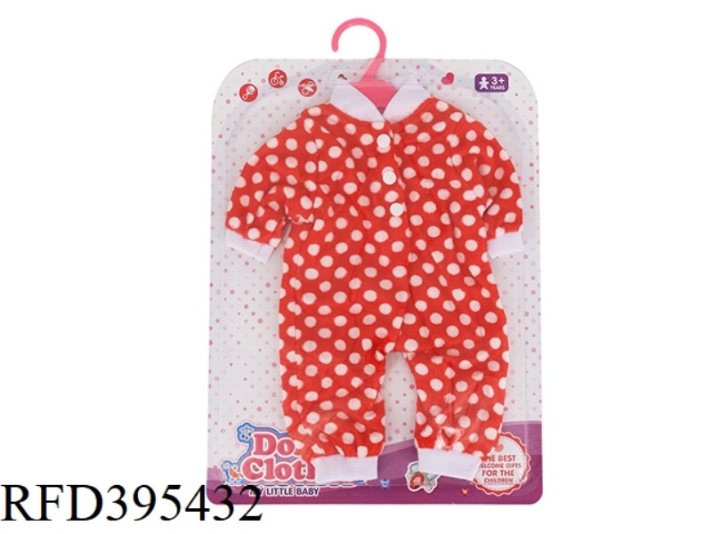 RED AND WHITE DOTS BODYSUIT