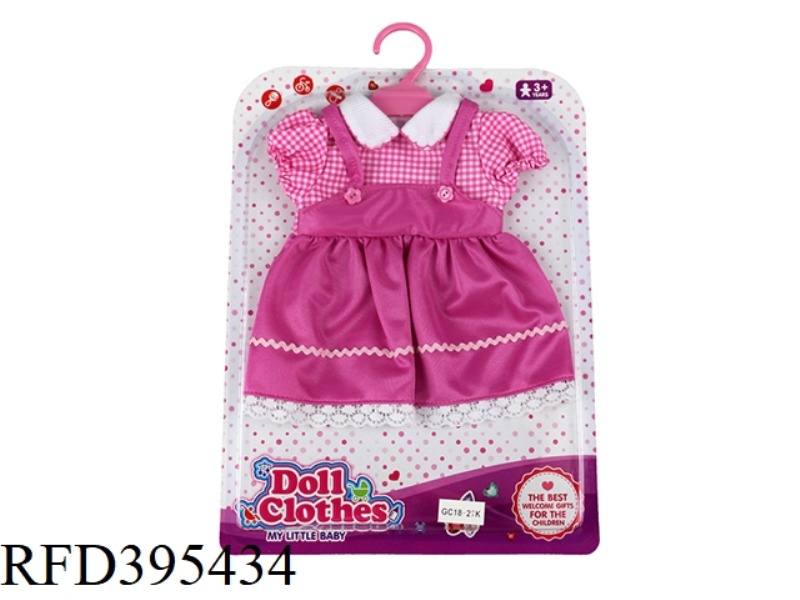 PINK SUSPENDER DRESS