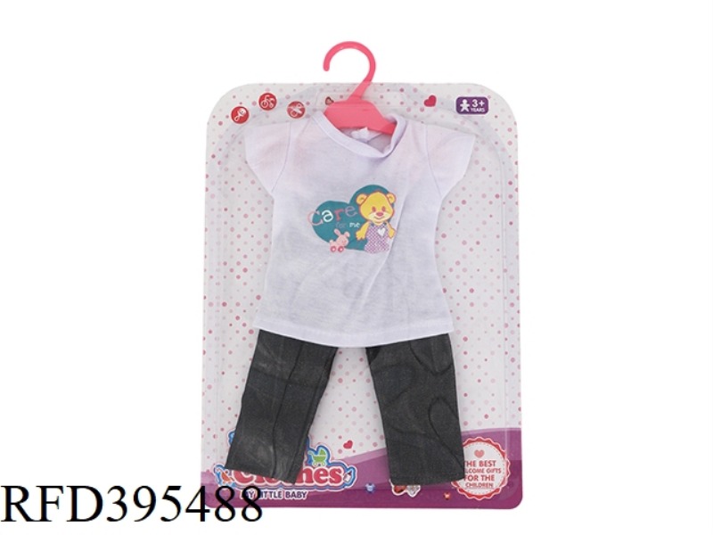 WHITE KNITTED TOP + STURDY TROUSERS