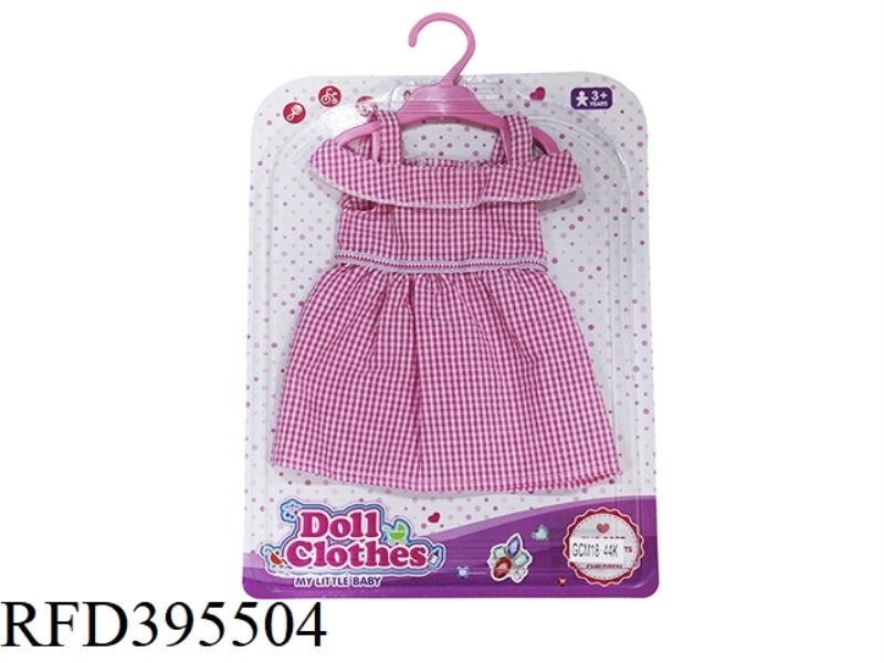 RED GINGHAM SUSPENDER SKIRT
