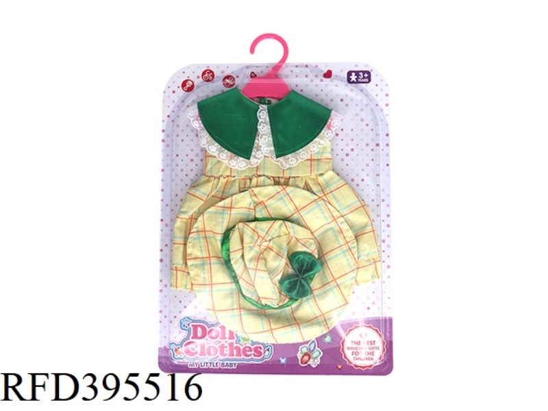 YELLOW CHECK SKIRT + HAT