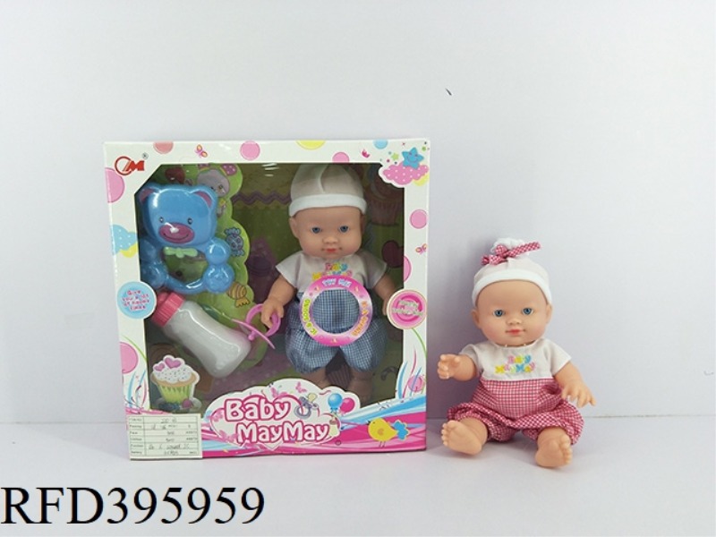 HARD PLASTIC DOLL WITH SIX-TONE IC WITH BABY EQUIPMENT