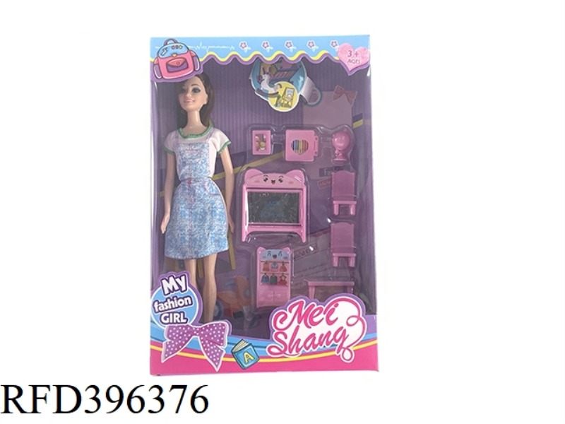 11 INCH 6 JOINT SOLID BARBIE DRAWING BOARD SET
