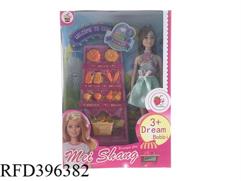 11 INCH 6 JOINT BARBIE FRUIT SET