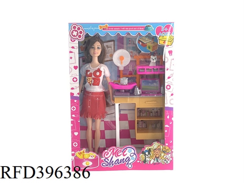 11-INCH 6-JOINT BARBIE ANIMAL DOCTOR MEDICAL FRAME SET