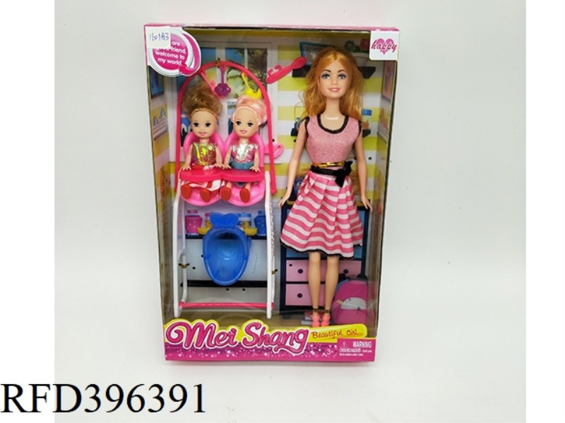 11 INCH BARBIE 6 JOINTS WITH CHILDREN'S FRAME SMALL KAILI