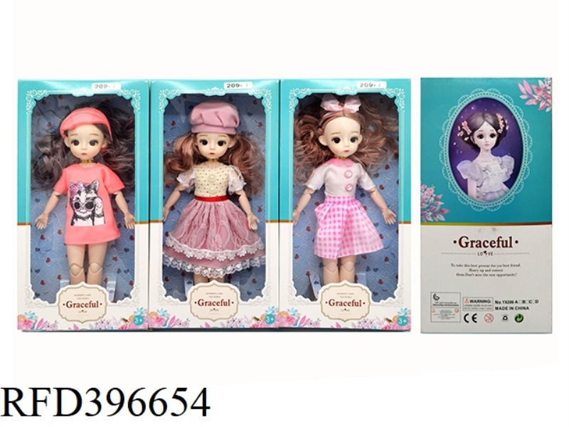 12-INCH 12-JOINT DOLL (VARIOUS ASSORTED)