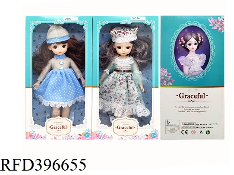 12-INCH 12-JOINT DOLL (VARIOUS ASSORTED)