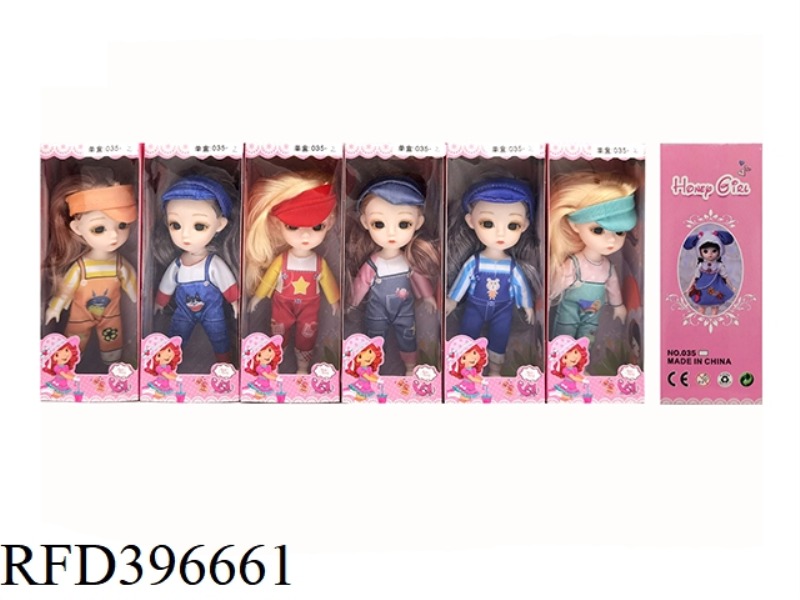 6 INCH 12 JOINT DOLL (VARIOUS ASSORTED)
