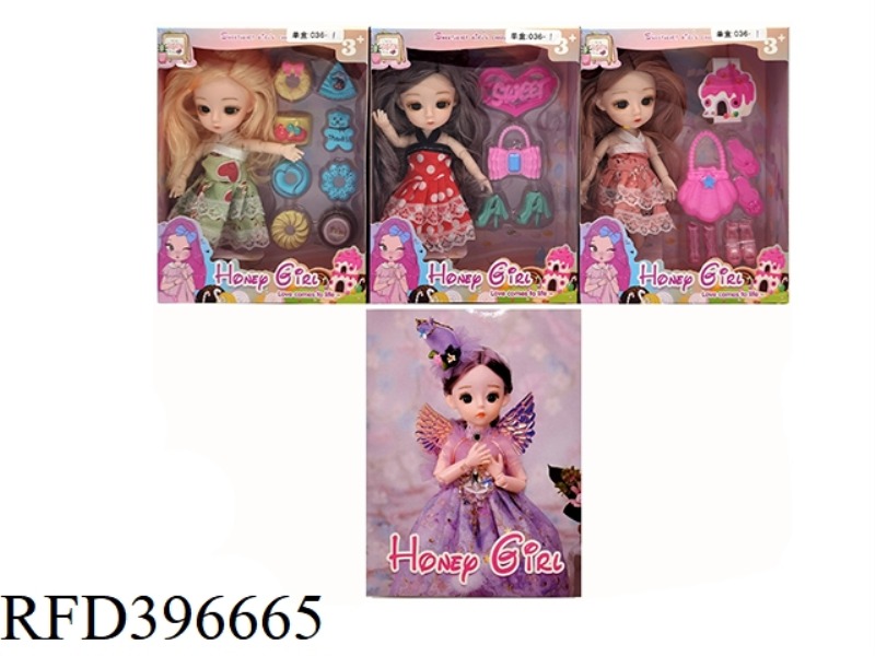 6 INCH 12 JOINT DOLL (VARIOUS ASSORTED)