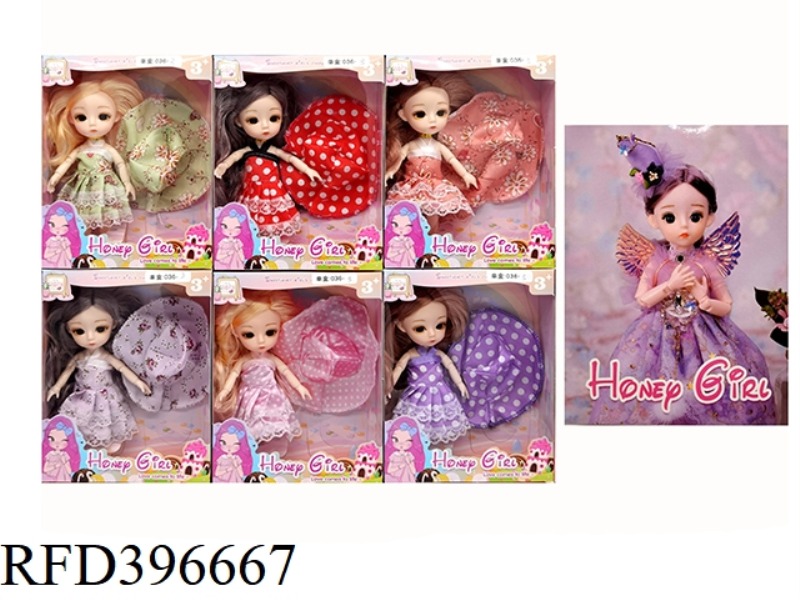 6-INCH 12-JOINT DOLL (VARIOUS ASSORTED)