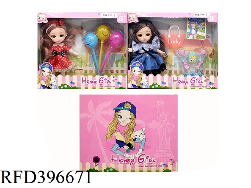 6 INCH 12 JOINT DOLL (VARIOUS ASSORTED)