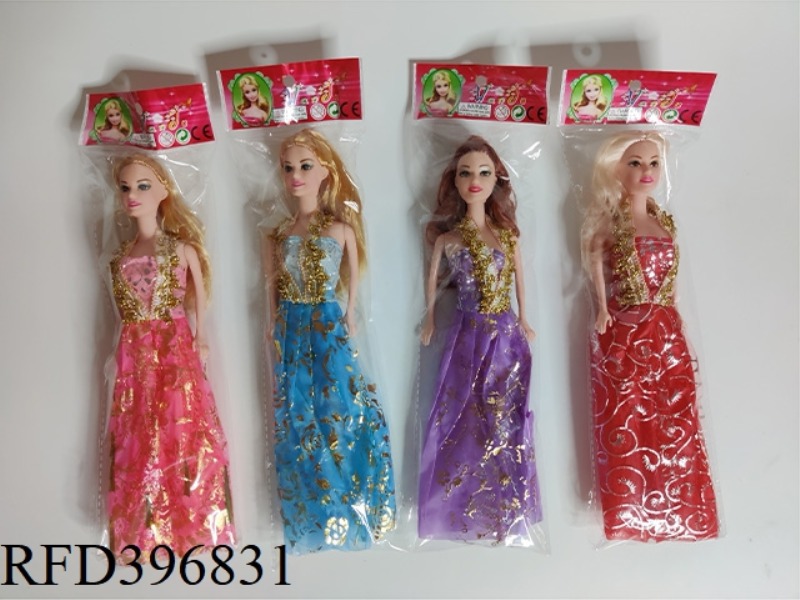11-INCH SOLID BAG BARBIE FOUR MIXED