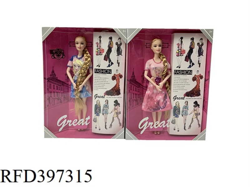 11 INCH WINDOW BOX SOLID BODY FASHION BARBIE