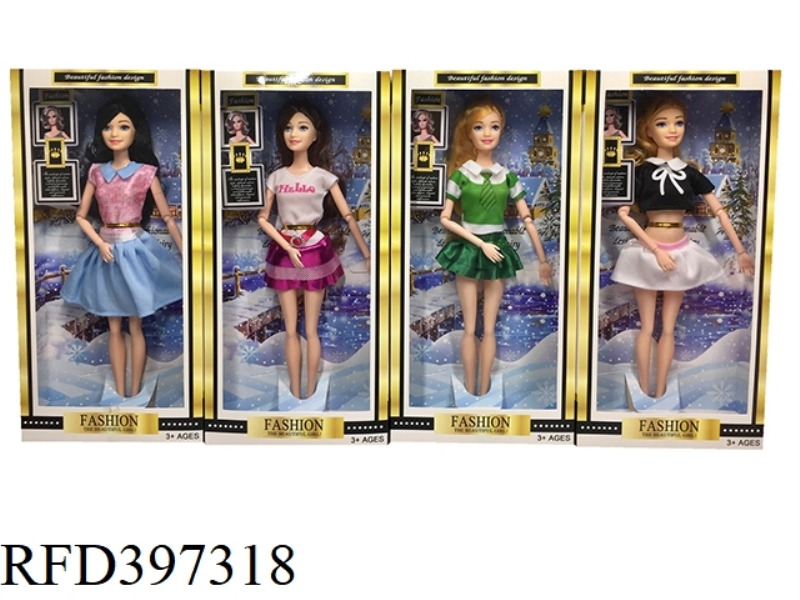 11 INCH WINDOW BOX SOLID BODY FASHION BARBIE