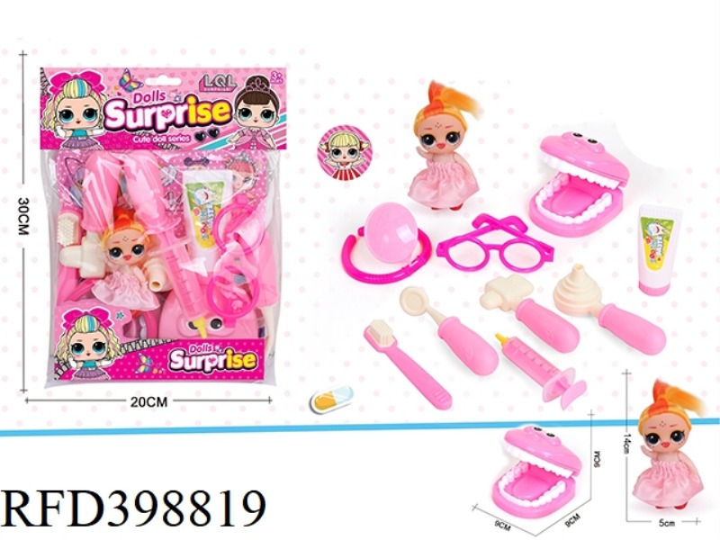 DENTIST SUIT + SURPRISE DOLL