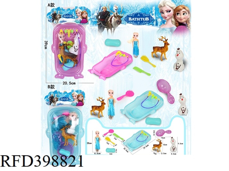 BATHTUB+ICE AND SNOW GIRL AB, SET