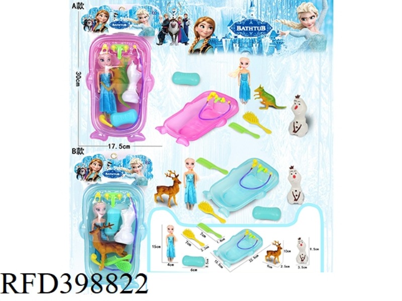 BATHTUB+ICE AND SNOW GIRL AB, SET