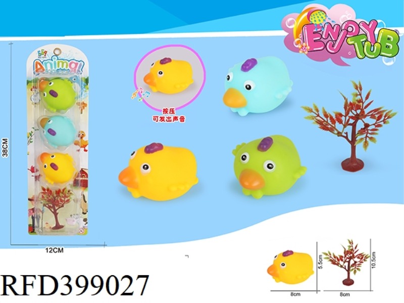 3 VINYL BIRDS + SCENE