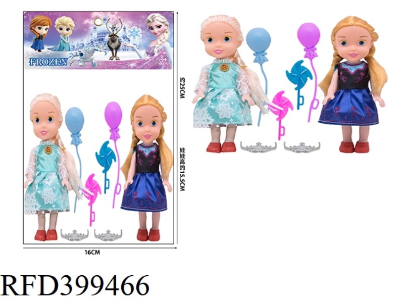 6 INCH REAL PRINCESS SISTERS