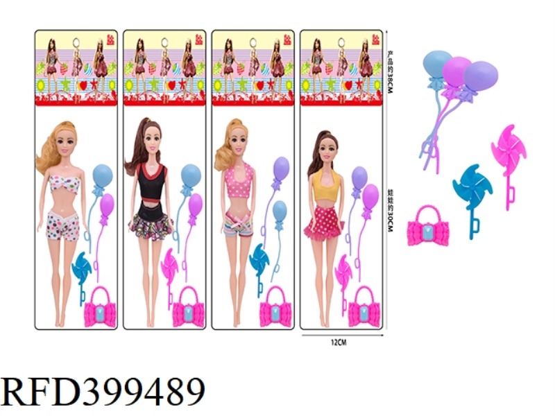 4 STYLES OF 11-INCH SOLID BODY LIVING HAND THIGH FASHION SWIMWEAR BARBIE ASSEMBLING