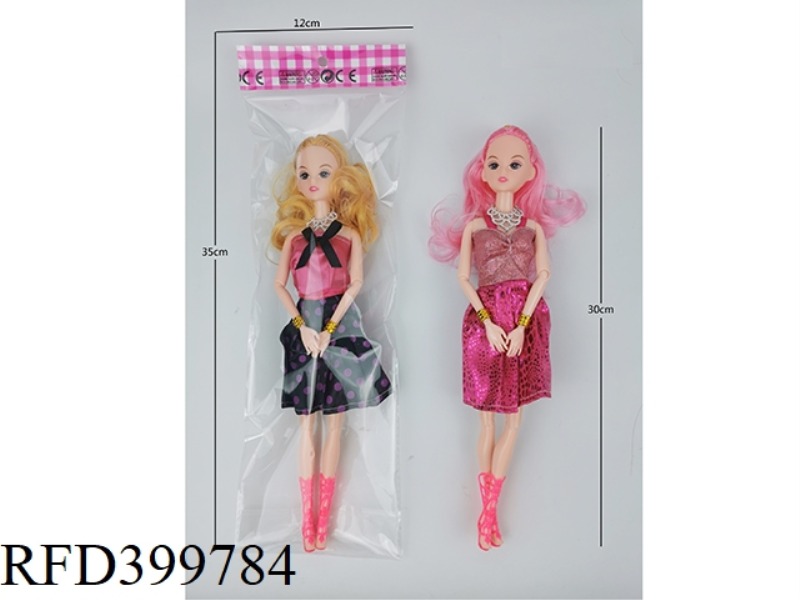 11 INCH SOLID BODY ELEVEN JOINTED THIGH LEJER BARBIE DOLL SINGLE BAG