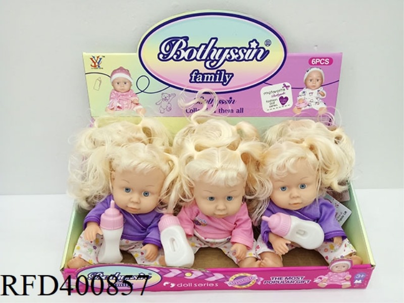 8 INCH DOLL GIRL 6PCS