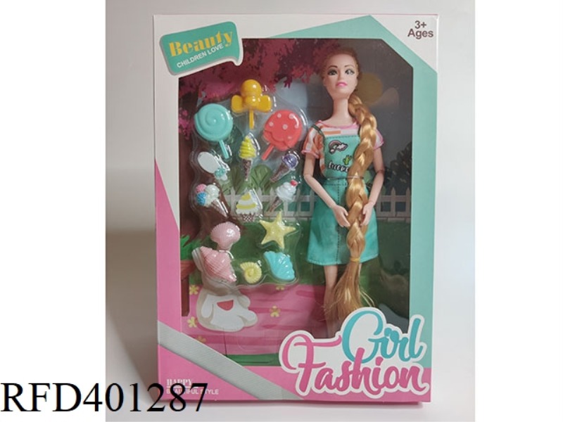 11 INCH JOINT WEIGHT BARBIE CANDY GIRL CANDY BLISTER ACCESSORIES