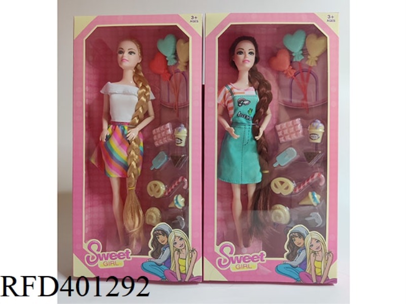 11 INCH JOINT WEIGHT BARBIE CANDY BLISTER + PLASTIC BALLOON TWO MIXES