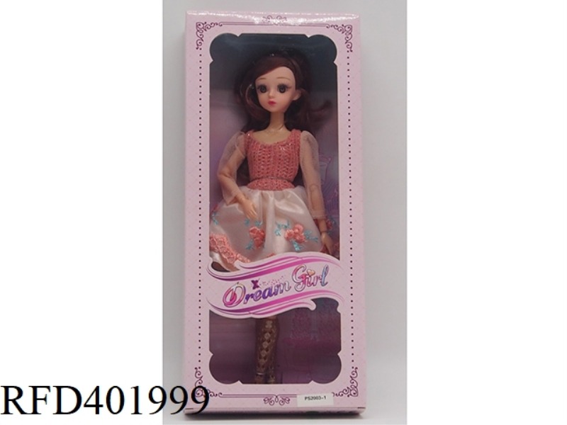 11 INCH WOOL SERIES FASHION BARBIE DOLL WITH 11 JOINTS