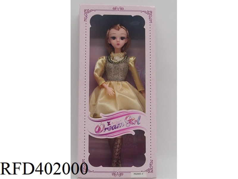 11 INCH WOOL SERIES FASHION BARBIE DOLL WITH 11 JOINTS