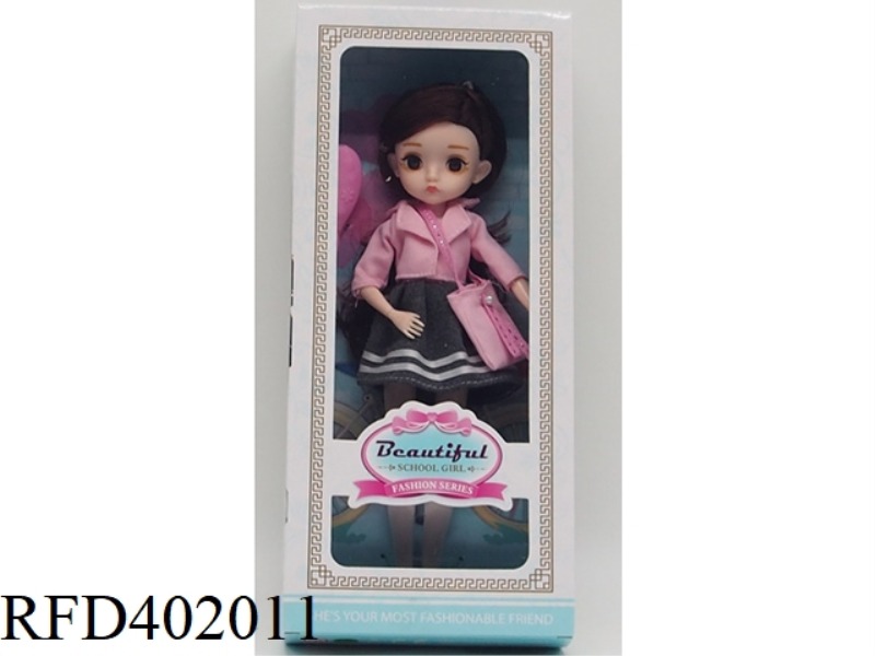 SCHOOL UNIFORM SERIES 10 INCH BARBIE DOLL WITH 11 JOINTS