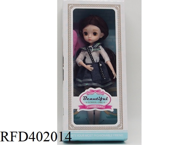 SCHOOL UNIFORM SERIES 10 INCH BARBIE DOLL WITH 11 JOINTS