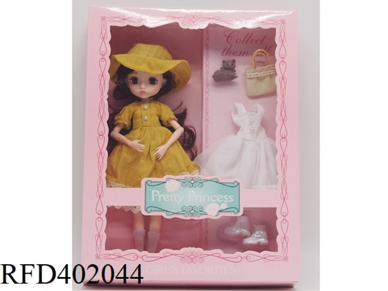10 INCH BARBIE DOLL WITH CLOTHES 11 JOINTS