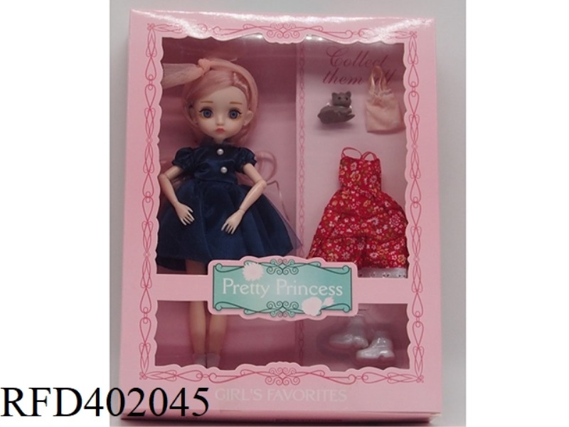 10 INCH BARBIE DOLL WITH CLOTHES 11 JOINTS