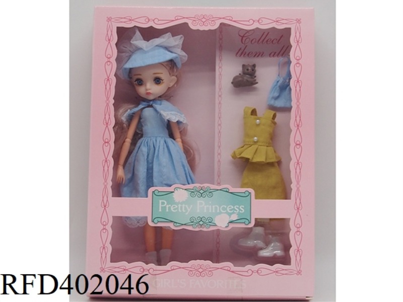 10 INCH BARBIE DOLL WITH CLOTHES 11 JOINTS