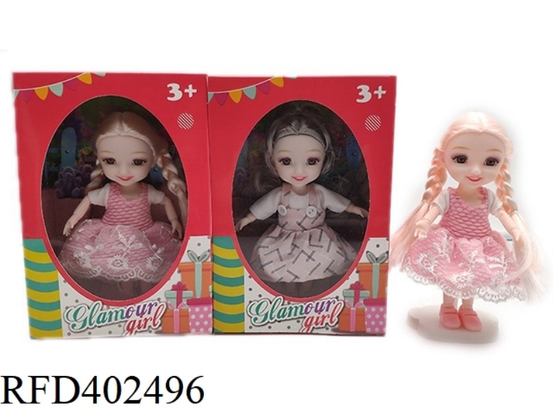 6 INCH SOLID BODY WITH 13 JOINTS 3D REAL EYEBALLS, EXQUISITE LITTLE LOLI, TWO MIXES