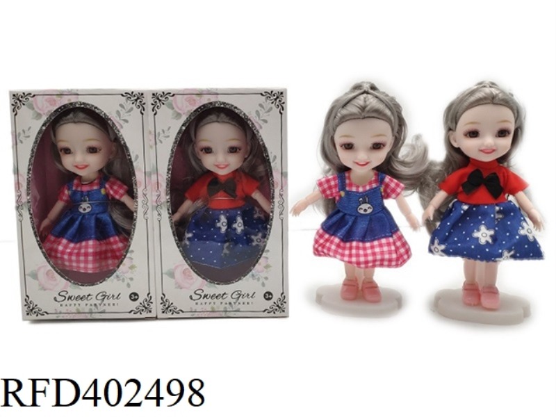6 INCH SOLID BODY WITH 13 JOINTS 3D REAL EYEBALLS, EXQUISITE LITTLE LOLI, TWO MIXES