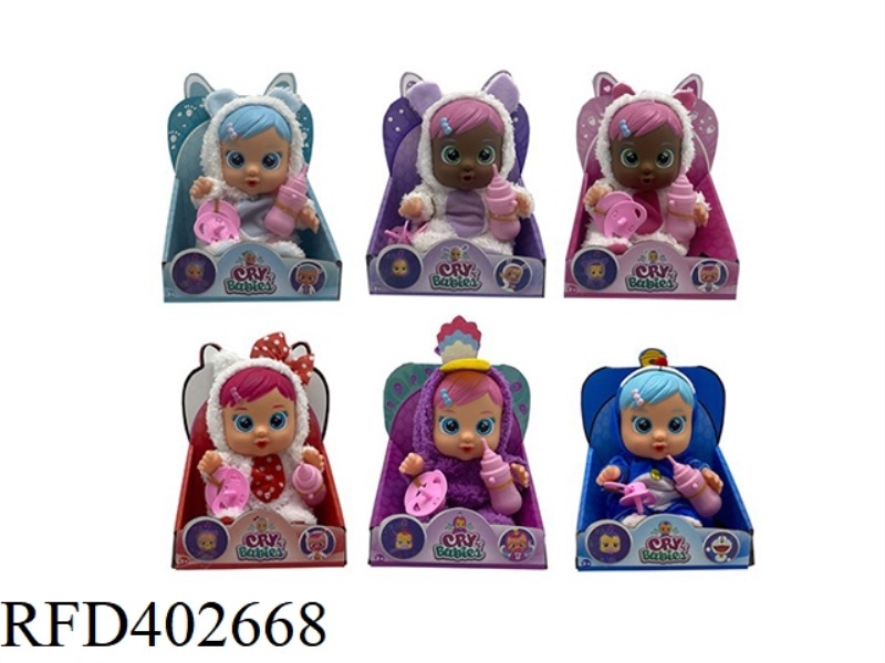 THE 6TH GENERATION 10-INCH VINYL CRYING DOLL WITH FOUR-TONE MUSIC, WITH TEARING FUNCTION, WITH WATER