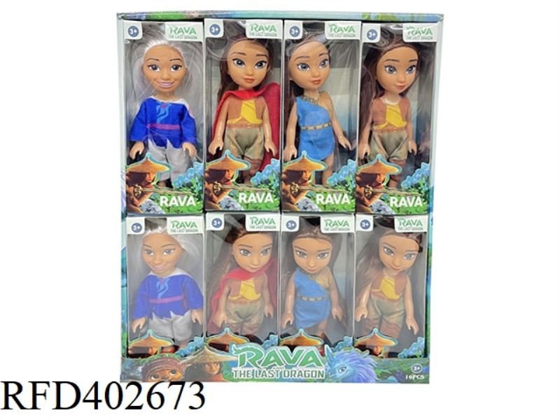 6-INCH DISPLAY BOX REAL DRAGON LEGEND RAYA RAYA PRINCESS (16 PIECES)