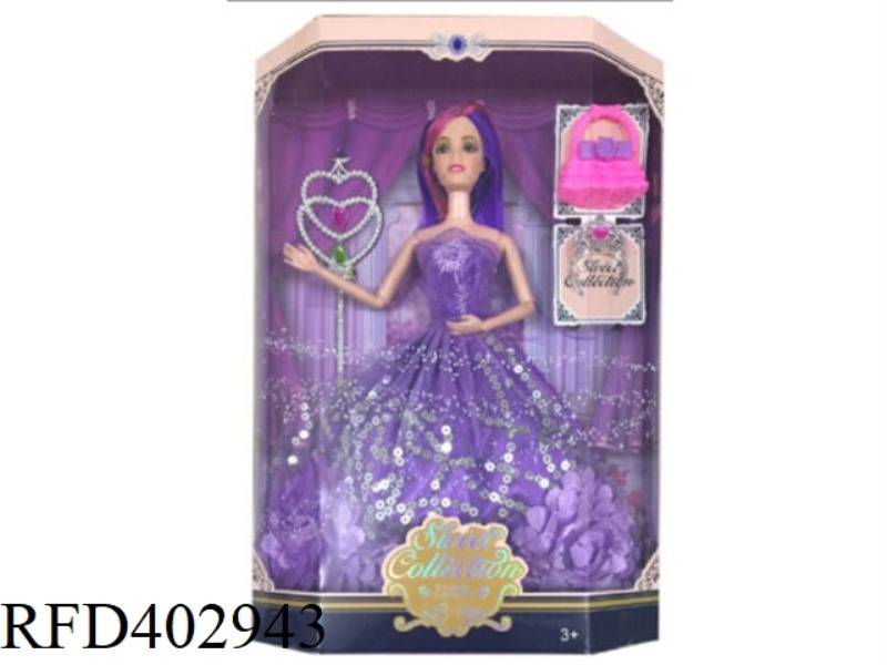 11.5 INCH SOLID BODY 9 JOINT BARBIE BABY DOLL CHILDREN DOLL GIRL TOY