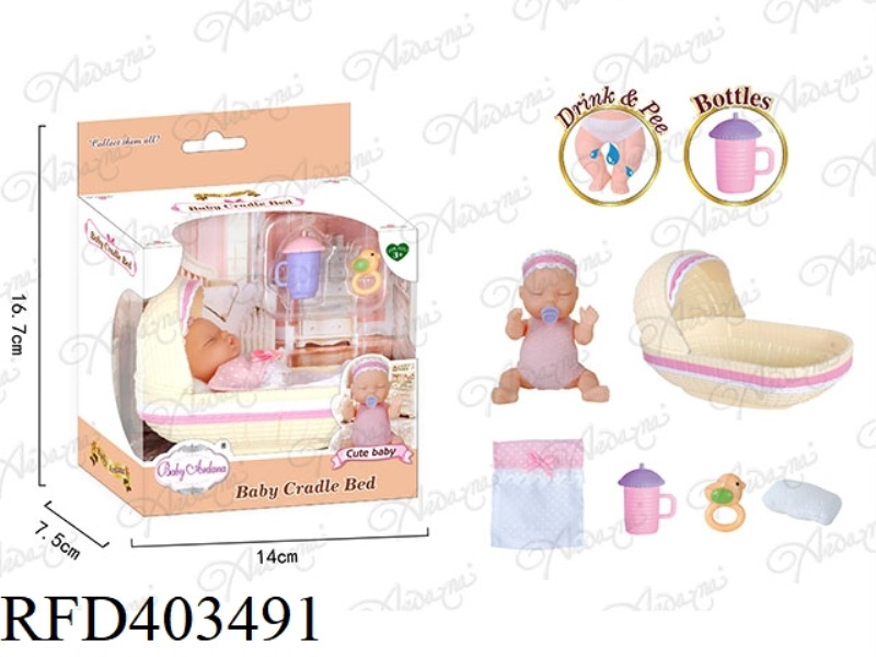 4.5 INCH BABY + CRADLE