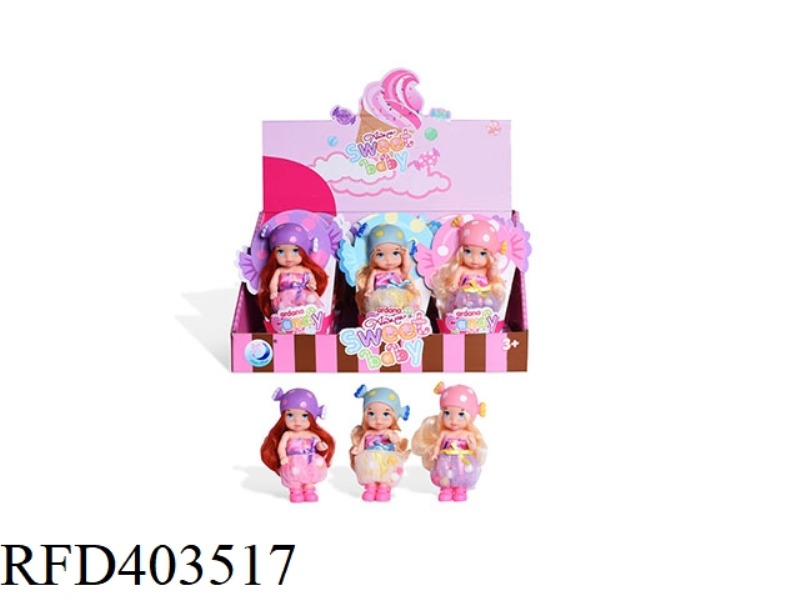 CANDY DOLL-3 MIXED 12PCS